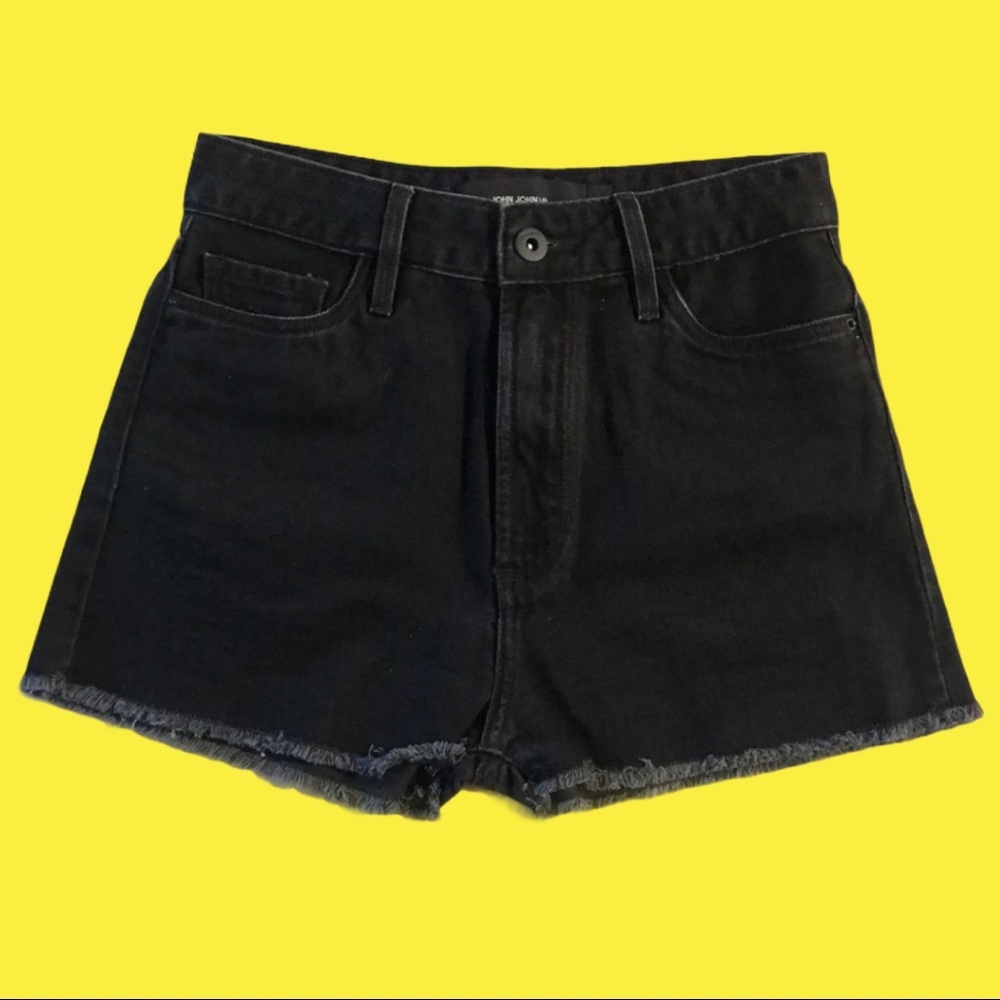 NWOT John John lab high waisted  frayed shirt